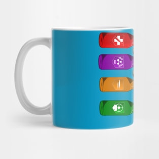 Zombie Perks Take Your Pick on Teal Mug